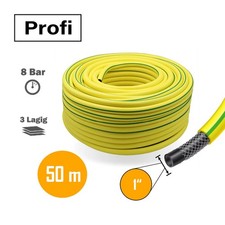 Stabilo-Sanitaer 50m Profi Gartenschlauch 25mm 1" flexibler Wasserschlauch
