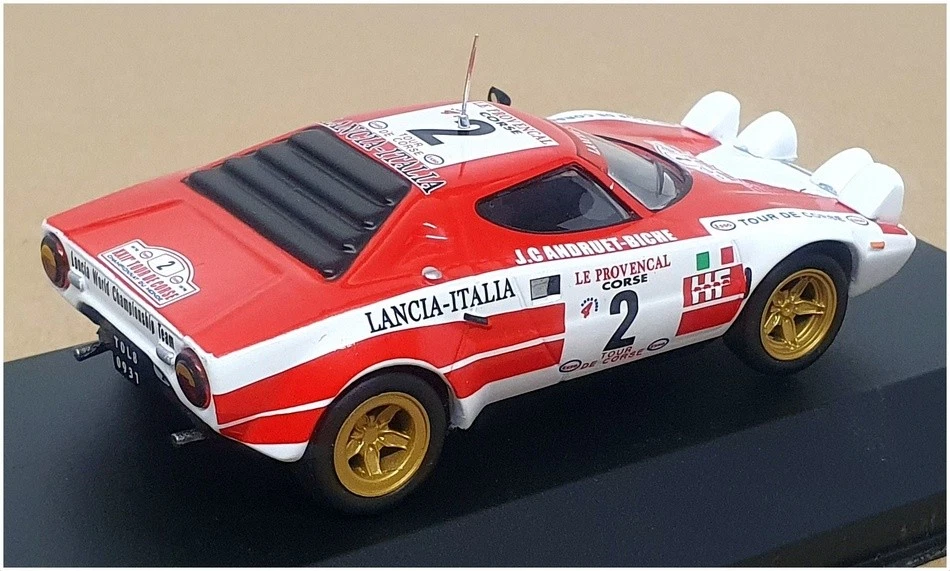 Altaya escala 1/43 19624B - Lancia Stratos #2 Tour de Corse 1974 - rojo/blanco Foto 2 de 4