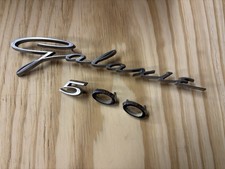 1962 Ford Galaxie 500 Quarter Panel Emblems 1962 Ford Galaxie 500 Quarter Panel Emblems