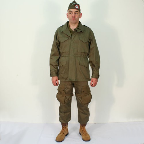 Replica M1943 US WW2 M43 Jacke von Kay Canvas AL083 - Bild 4 von 4