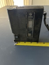 General Electric Compact Cassette Recorder Portable Player Black Eject Mic