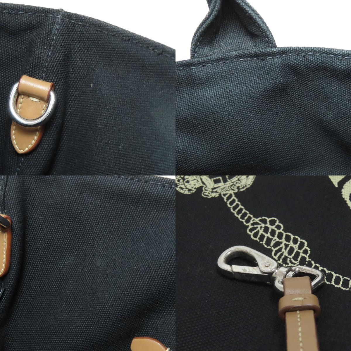 PRADA 1BG163 Canapa Tote Tote Bag Canvas Ladies Used from japan thumbnail 7