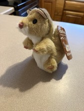 FOLKMANIS Folktails HAMSTER Finger PUPPET Furry Folk Puppets Plush Hamster tags