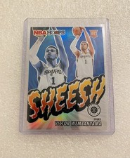 2023 Panini Hoops Premium Stock - Sheesh Victor Wembanyama #12 Silver Prizm (RC)