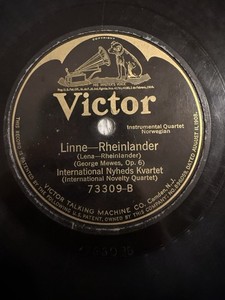 Victor Phonographs 78 RPM Record 73309-A/B Goken Valsen / Linne-Rheinlander