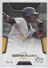 2013 Leaf Rize Rize of the Prodigy Black 8/50 Gregory Polanco #PR-17 q3g