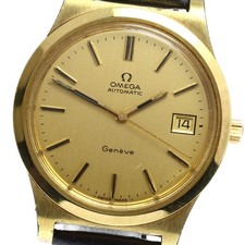 Orologio Uomo Automatico Omega Geneve 166.0168 Data Cal.1012 Quadrante Oro_922538