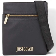 JUST CAVALLI Men's Black Purse - 79QA4B33ZSB85899