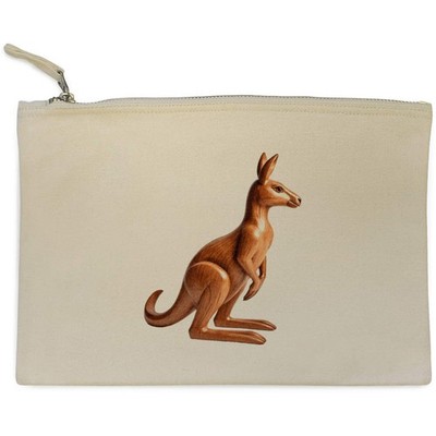 Canvas Clutch / Zubehörkoffer ''Carved Kangaroo'' (CL00052367)