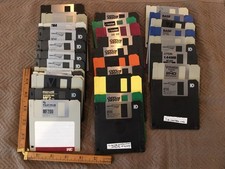 Lot of 40 3.5" Floppy Disks 1.44 MB USED Mixed Brands Three Lots Available