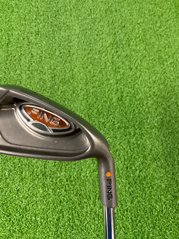 "Palo de golf PING G10 único 6 hierro punto naranja acero senior eje para diestros 37""" Foto 3 de 4