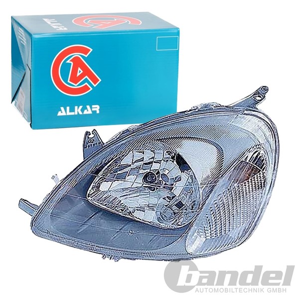 Alkar H4 Scheinwerfer +LWR-MOTOR Rechts Passend FüR Toyota Yaris | 2742268-image