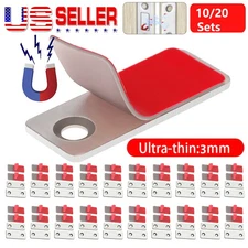 10/20 Sets Magnetic Door Closer Cabinet Catch Latch Cupboard Ultra Thin Closures