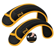 2 Pack Universal Shoulder Pad Ultra Thick Cushion Bag Luggage Anti Slip Black