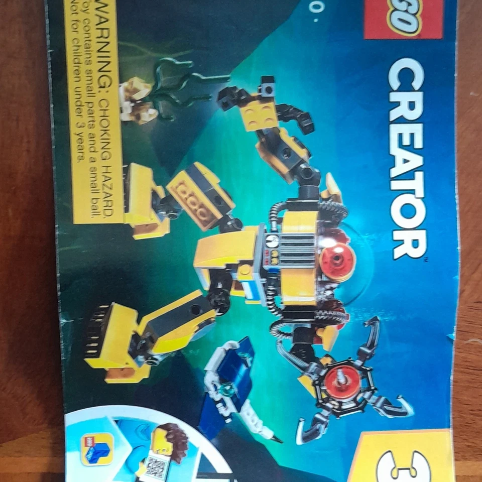 LEGO Creator 31090 Underwater Robot, foto 2 di 5