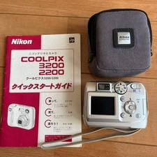 Nikon COOLPIX 3200 Compact Digital Camera 3x Zoom Used with Manual Japan