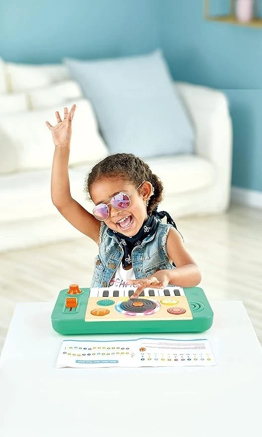 Hape DJ Mix & Spin Studio Musical Toy, Blue - Image 3 of 3