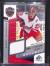2025-26 SP Game Used #SSF-14 Albert Johansson 2025 Stadium Series Fabrics
