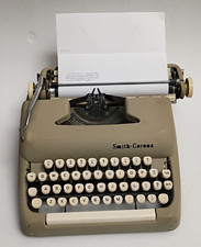 Smith - Corona Sterling 5A  Portable Typewriter w/Case BROKEN CASE LATCH thumbnail