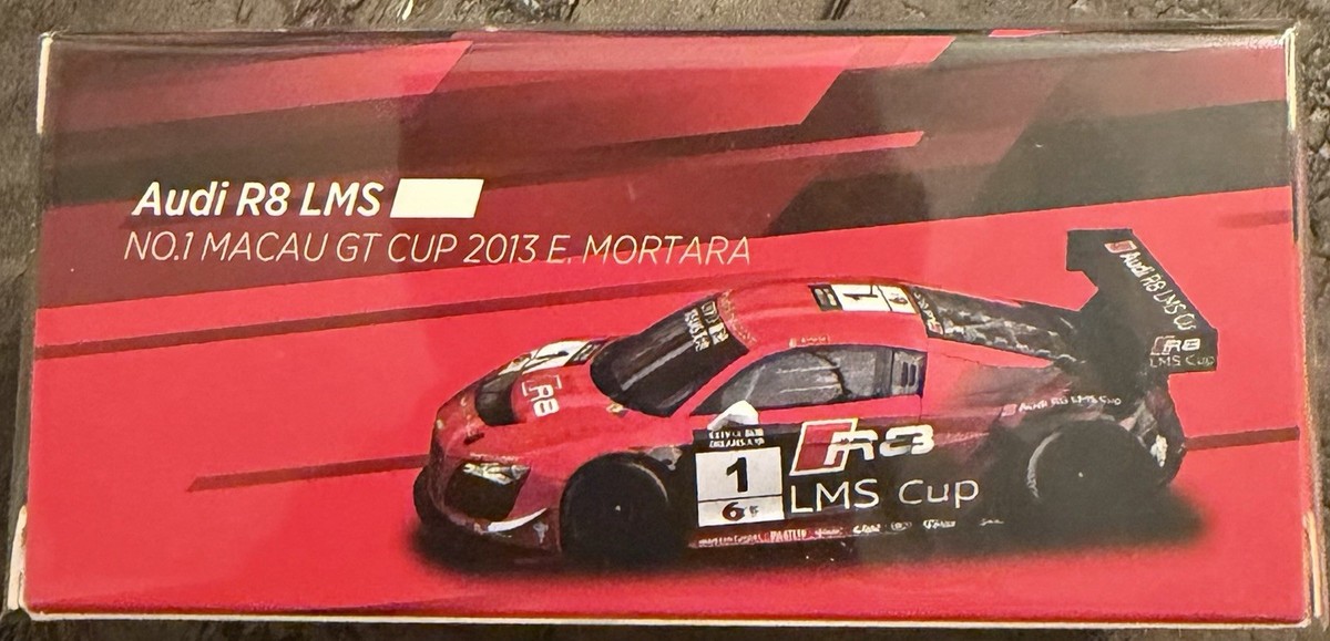 Pop Race Audi R8 LMS NO.1 MACAU GT CUP 2013 E. MORTARA PR64-R8UL
