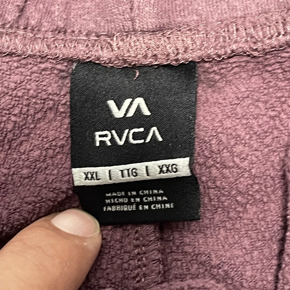 Мужские бордовые повседневные шорты RVCA XXL из смеси хлопка и полиэстера для серфинга коньков - Изображение 3 из 4