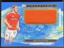 Jack Mcglynn 2025 Topps Inception MLS Jumbo Relic Blue /49 #IJR-JM