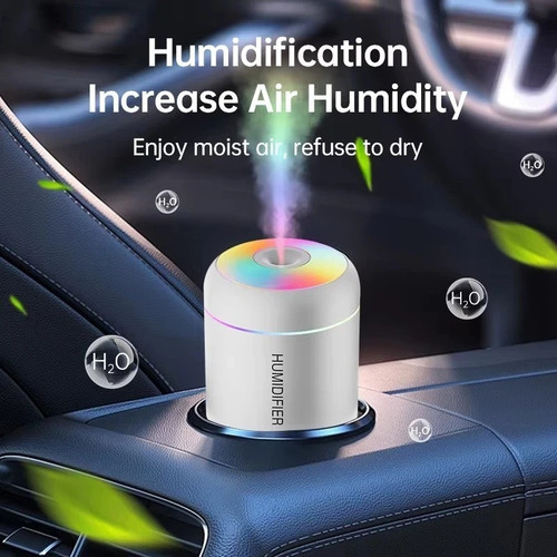 180ML Mini Air Humidifier USB Electric Aroma Diffuser Purifier Aromatherapy Mist - Picture 2 of 10