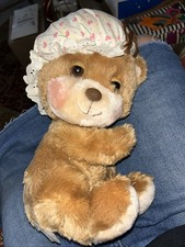 Vintage 1986 Fisher Price Teddy Betsy Beddy Bear Plush Praying Bedtime