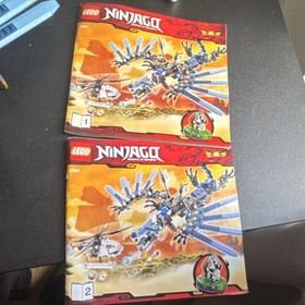LEGO NINJAGO 2521 Lightning Dragon Battle COMPLETE Set w/ Instructions