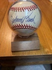 Johnny Bench Autographed Signed Baseball with Ball Cube