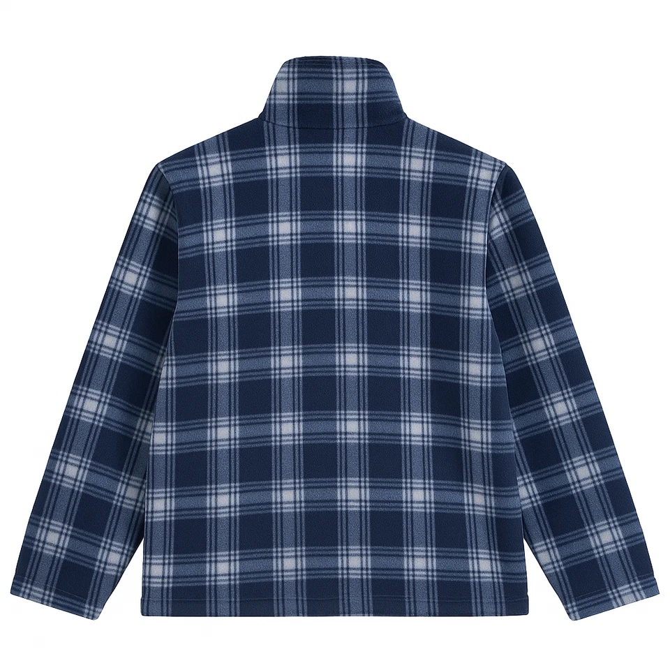 Chaqueta GUMMYSTAG Niños Azul a Cuadros Polar Cremallera - Talla L (Ver Medidas) Foto 3 de 4