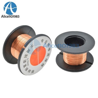 50PCS 0.1MM   Soldering Solder PPA Enamelled Repair Reel Wire #zc