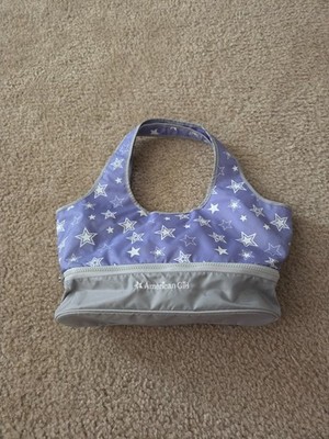 American Girl Doll Purple and White Star Doll Carrier