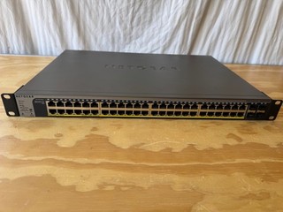 Netgear Prosafe GS752TP 48 port POE rack mount managed Ethernet Switch
