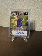 2024 Leaf Vivid Dazzling Performers Brody Brecht #DP-BB1 Yellow /10 Auto
