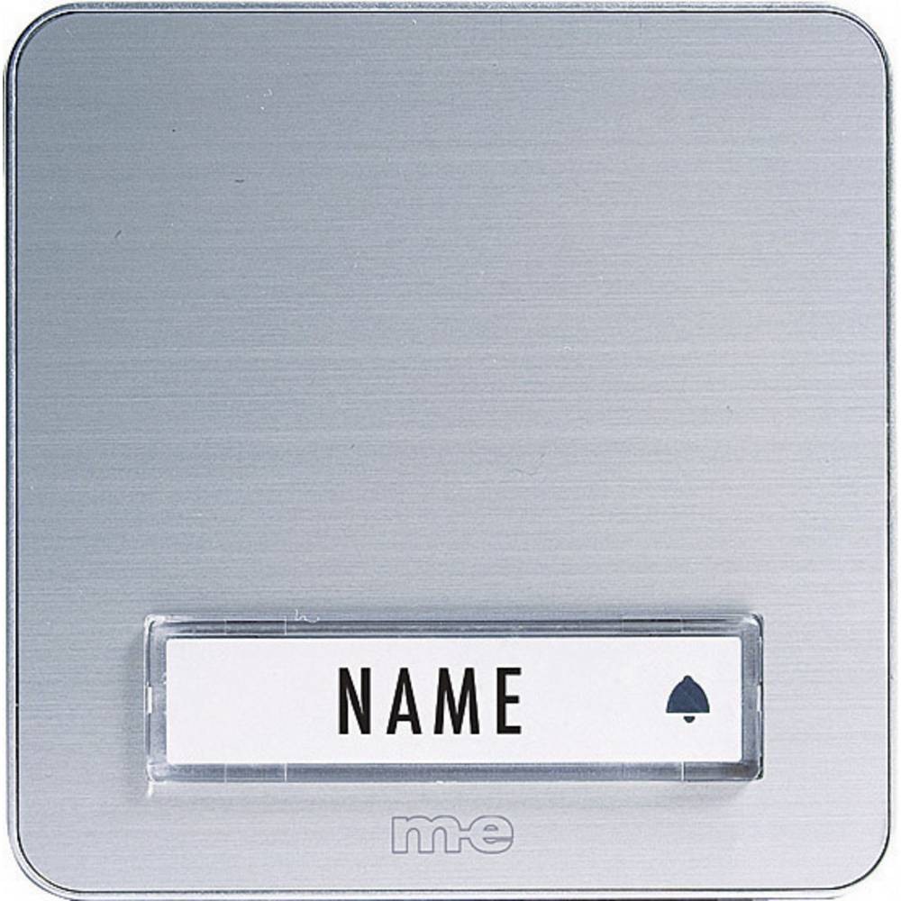 Emetteur pour sonnette sans fil m-e 41080 argenté portée 200m