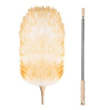 Extendable Cleaning Duster,Extra-Long Telescoping Feather Dusters with Stainl...