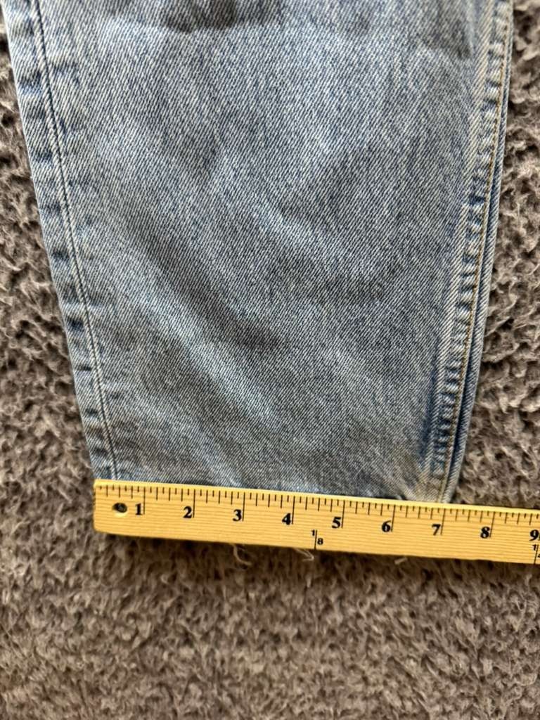 Levi's Patchwork Distressed Denim Jeans Medium Wa… - image 15