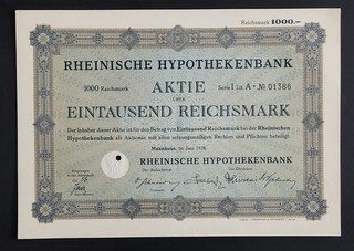 Histor. Wertpapiere MANNHEIM 1928