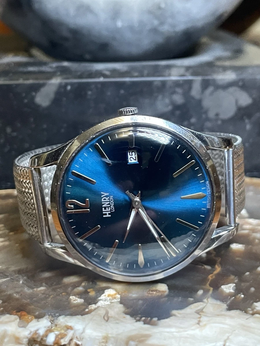 Henry London Orologio Digitale al Quarzo Uomo con Cinturino in Poliestere HLS65-0006