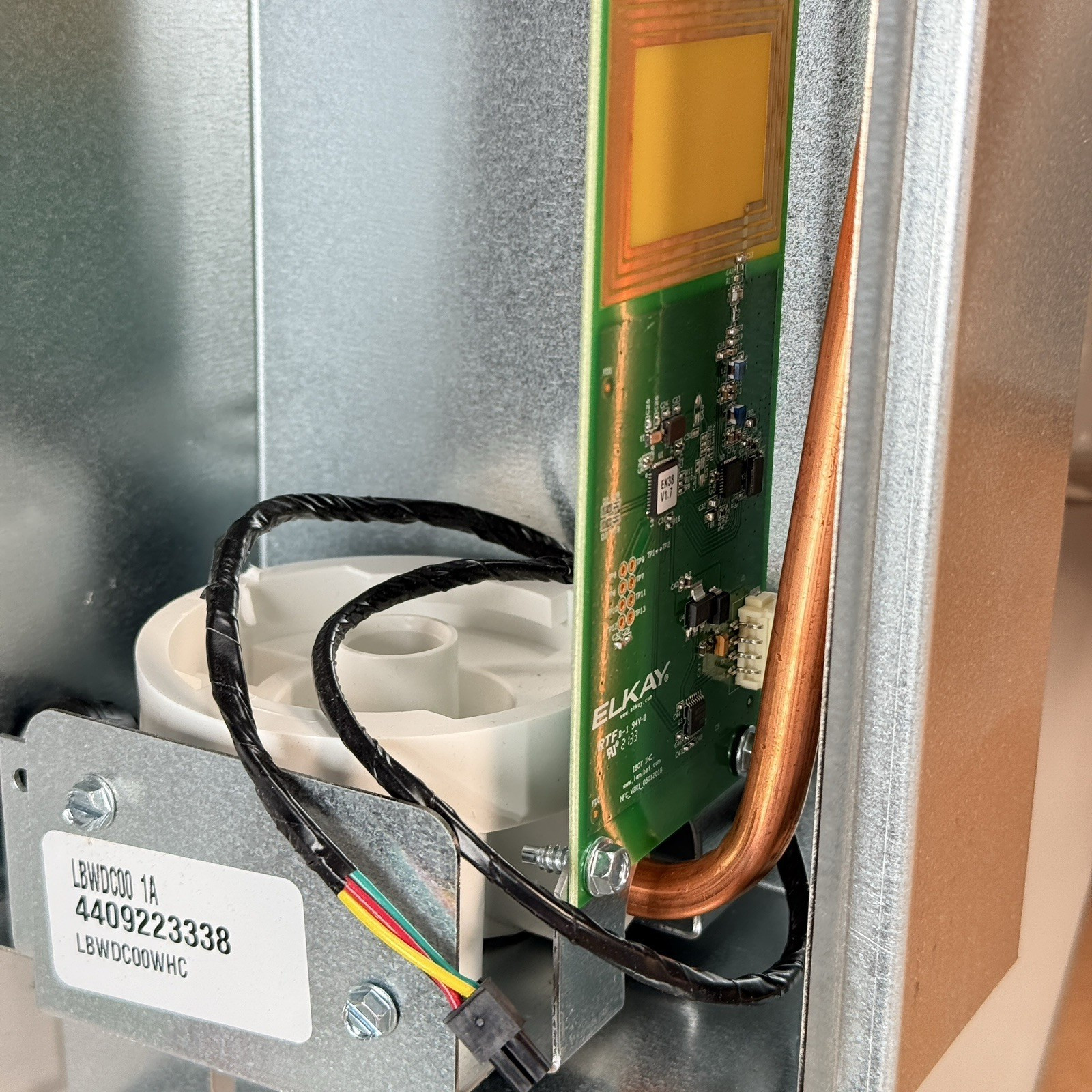 Elkay LBWDC00C Liv Pro Recessed Non-Refrigerated Bottle Filling Station, Aspen