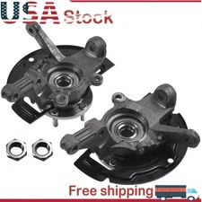 Front Steering Knuckle & Wheel Hub Bearing For 02-06 Nissan Altima 04-08 Maxima