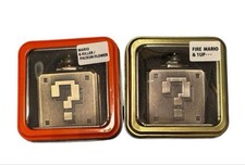 Super Mario Hatena Block Pocket Watch Part2 Set of 2 Used Non Official