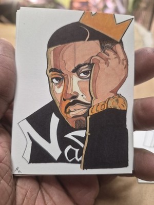 ACEO Original PRINT  'Nas  by MJ Unruly Jacobs