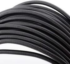 100 FT 1/4  Wire Loom Split Tubing Auto Wire Conduit Flexible Cover