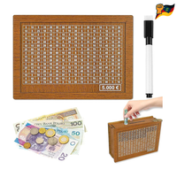 Sparschwein Holz Retro Spardose Geschenk Spardose FüR Kinder 5000 Euro Sparen