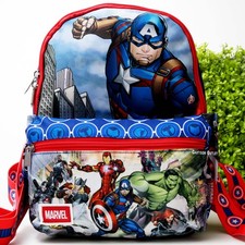 Captain America Mini Backpack Purse 13" Bag Daypack Ladies Bag Cosplay Trending