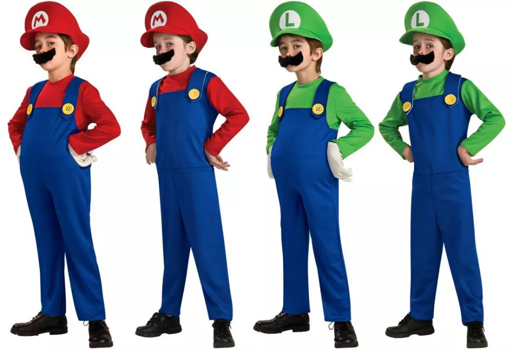 Kids' Mario Deluxe Costume - Super Mario Brothers