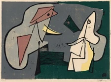 LOUIS SCHANKER : Jai-Alai : Archival Art Print