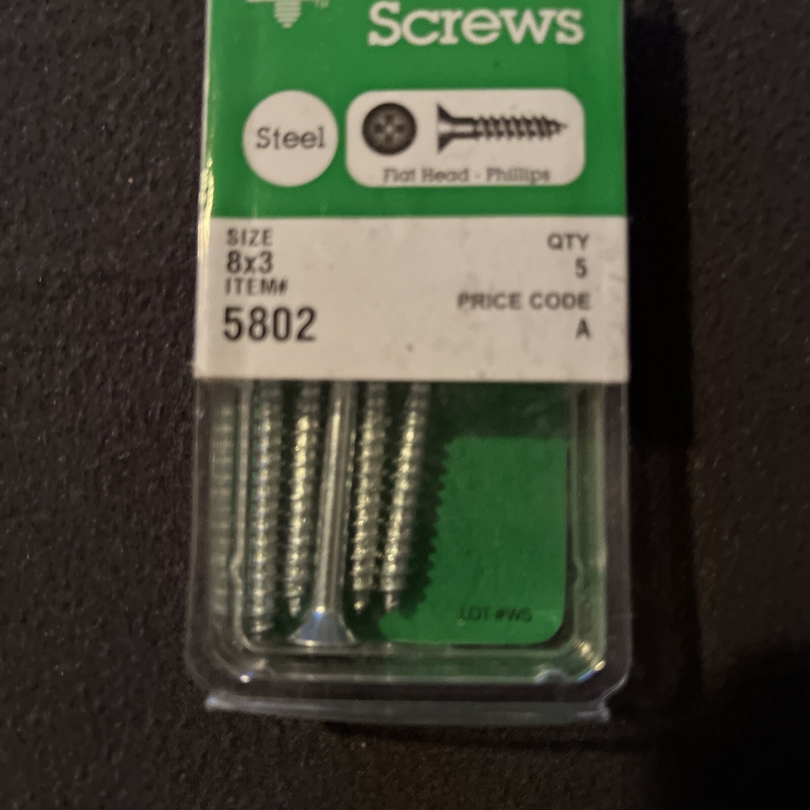 Phillips Flat Head Wood Screw No 5802 Hillman Fasteners for sale  